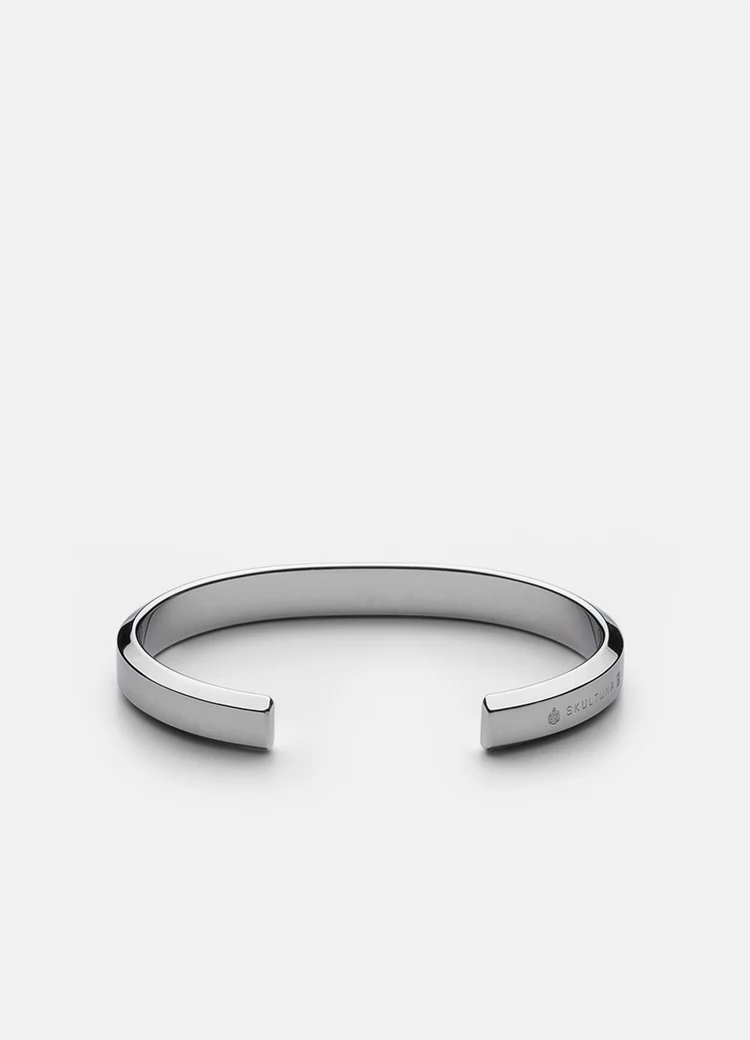 Icon Cuff - Silver Plated - Large